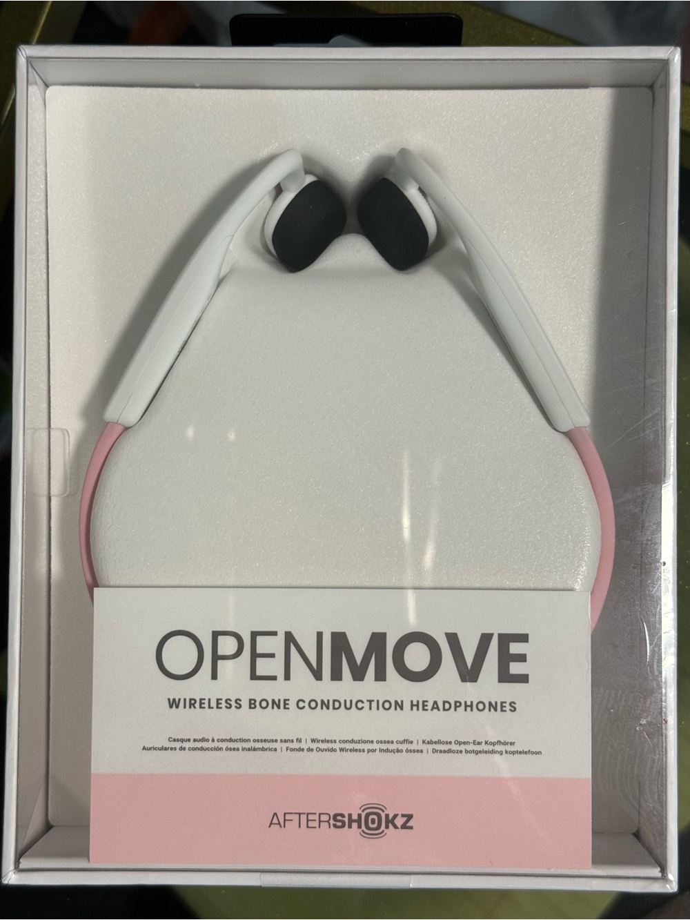 AfterShokz OpenMove Himalayan Pink Bone Conduction Headphones NIB Sealed - Picture 6 of 7